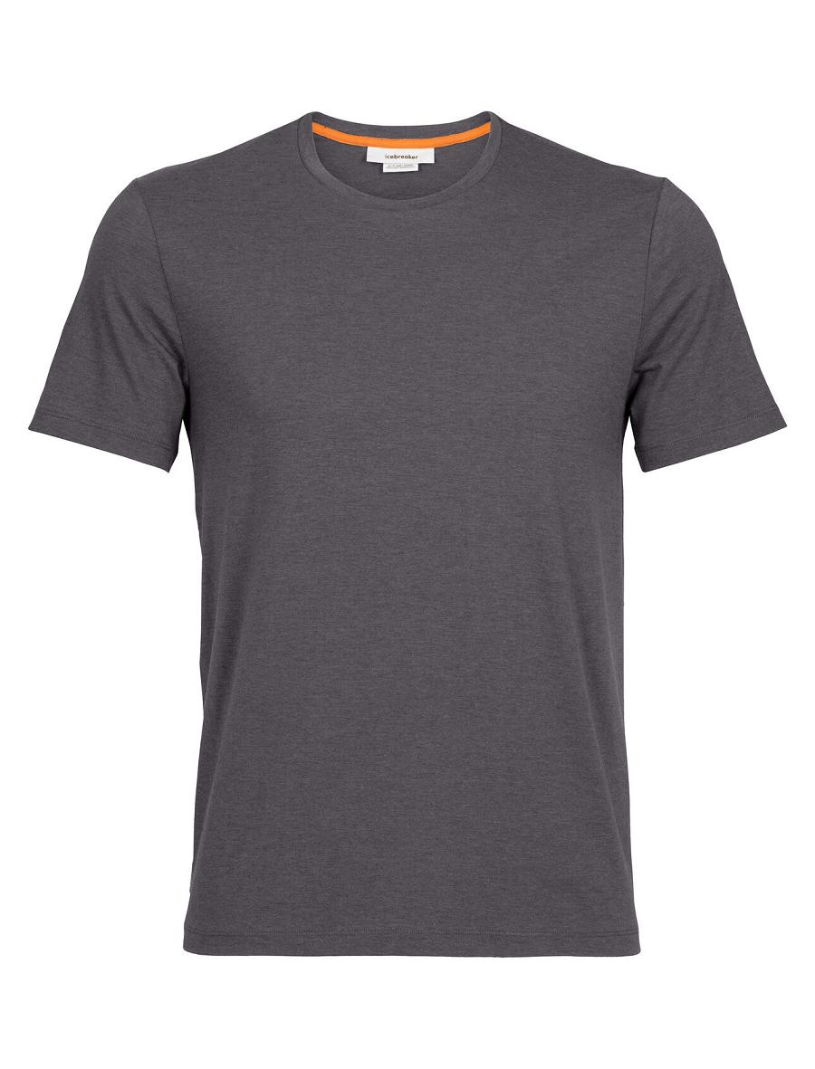 Monsoon Icebreaker Merino Central Classic Short Sleeve Men's T Shirts | AU 1144HAPK